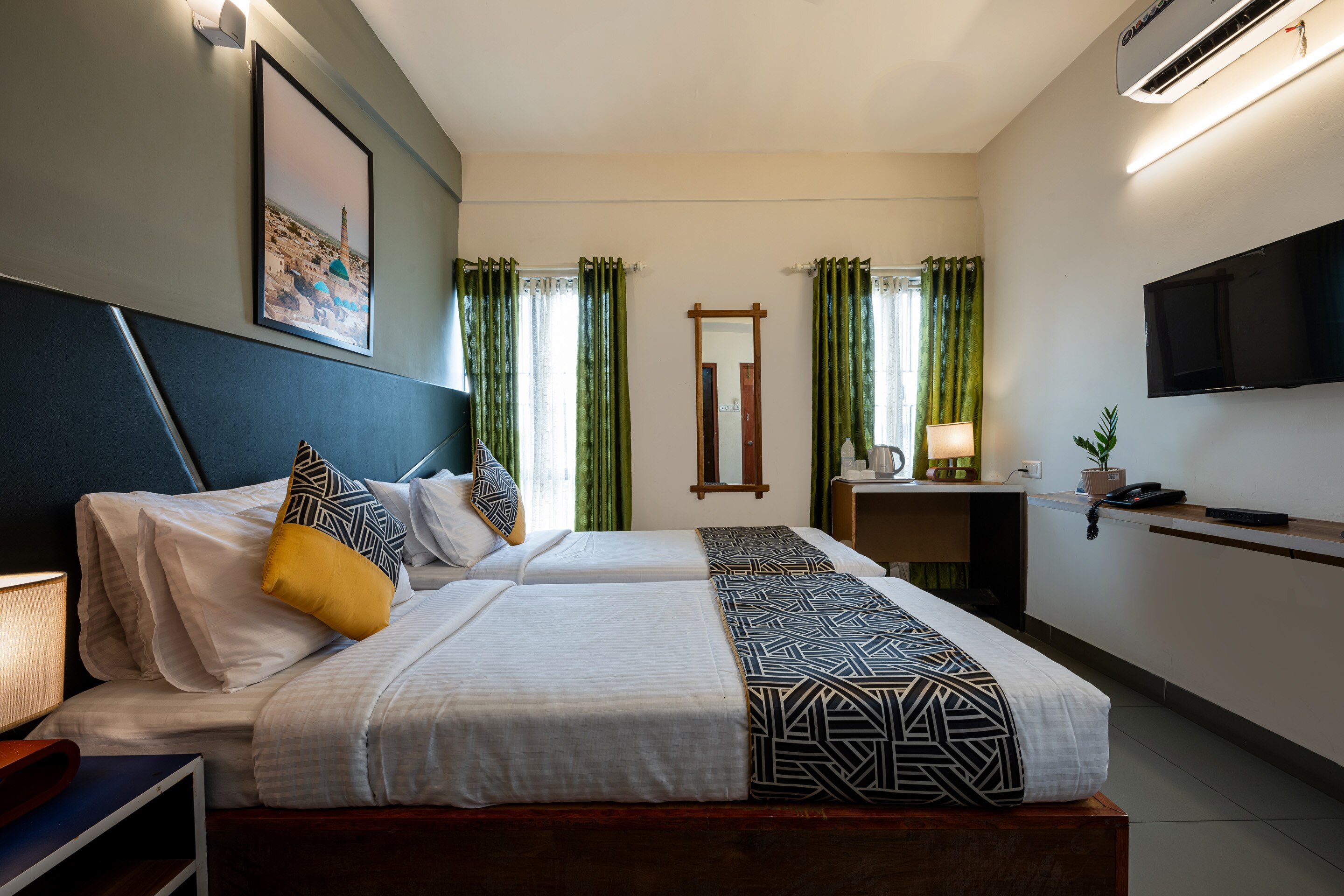 Luxury guest room interior showing premium bedding and decor - Image 63